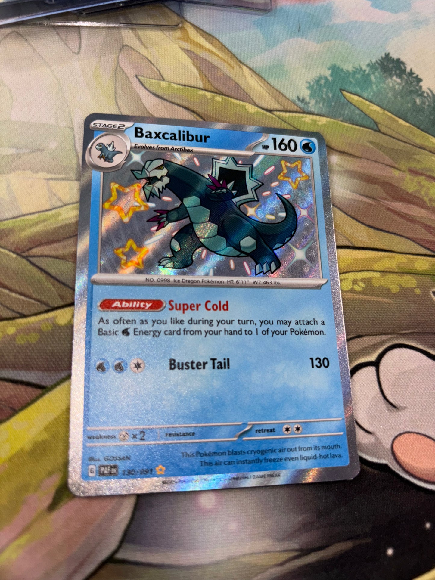 Baxcalibur 130/091 | Paldean Fates | NM-Mint Condition