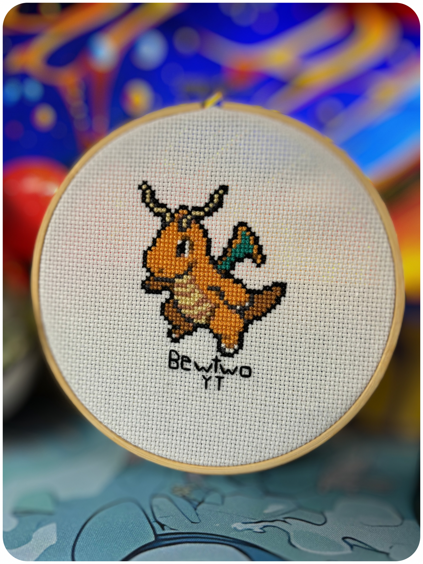 Bewtwo YT Dragonite | Hand-made by Sydney’s Stitches