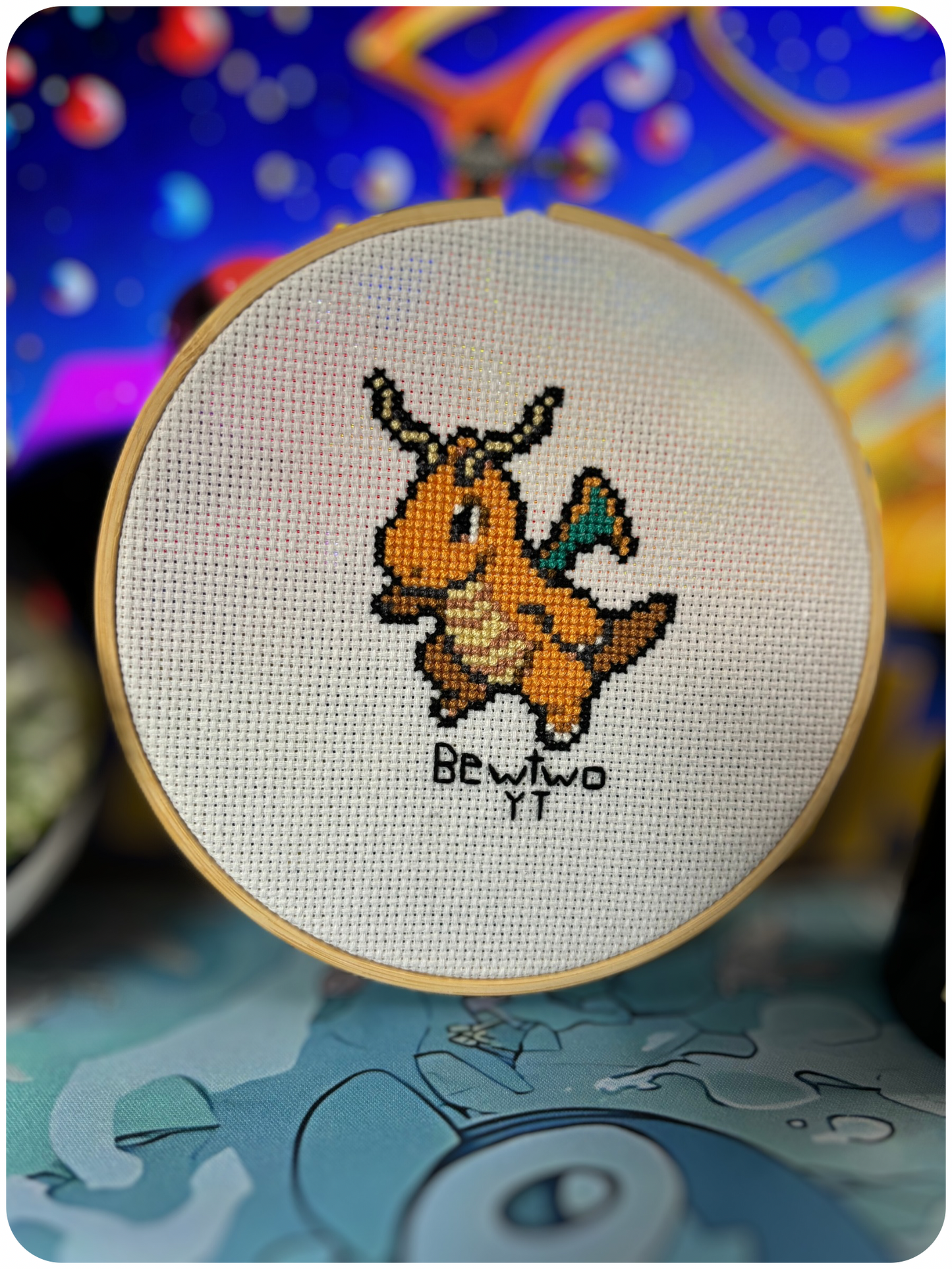 Bewtwo YT Dragonite | Hand-made by Sydney’s Stitches