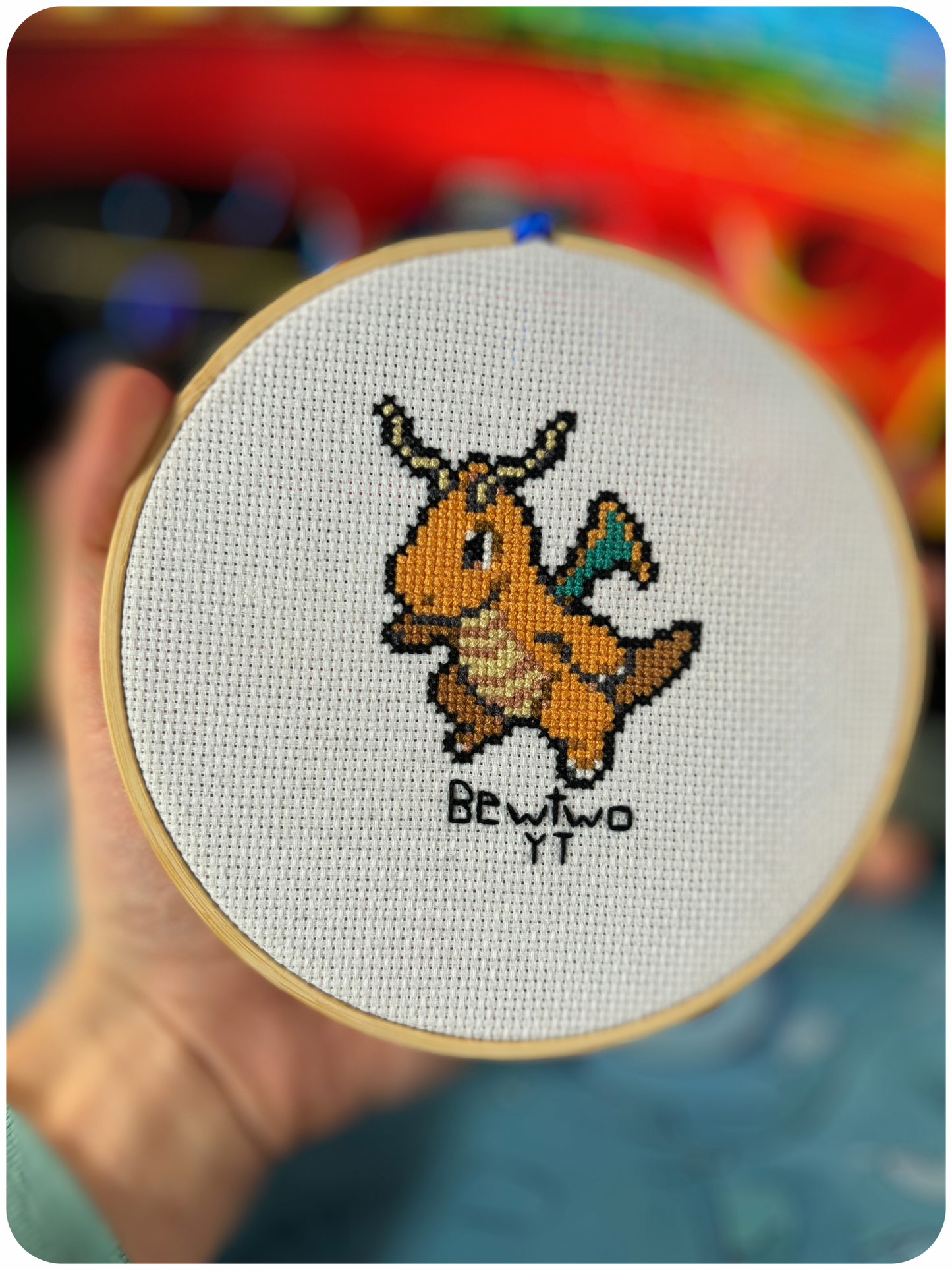 Bewtwo YT Dragonite | Hand-made by Sydney’s Stitches